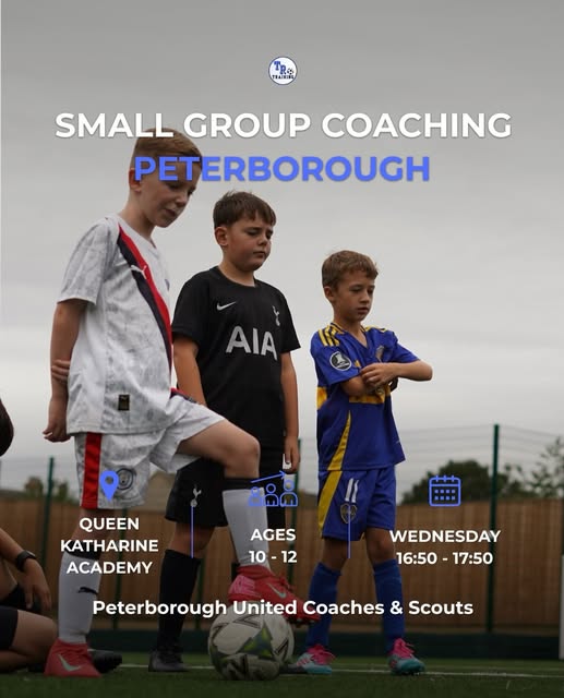 Small group coaching session at Queen Katharine Academy, Peterborough